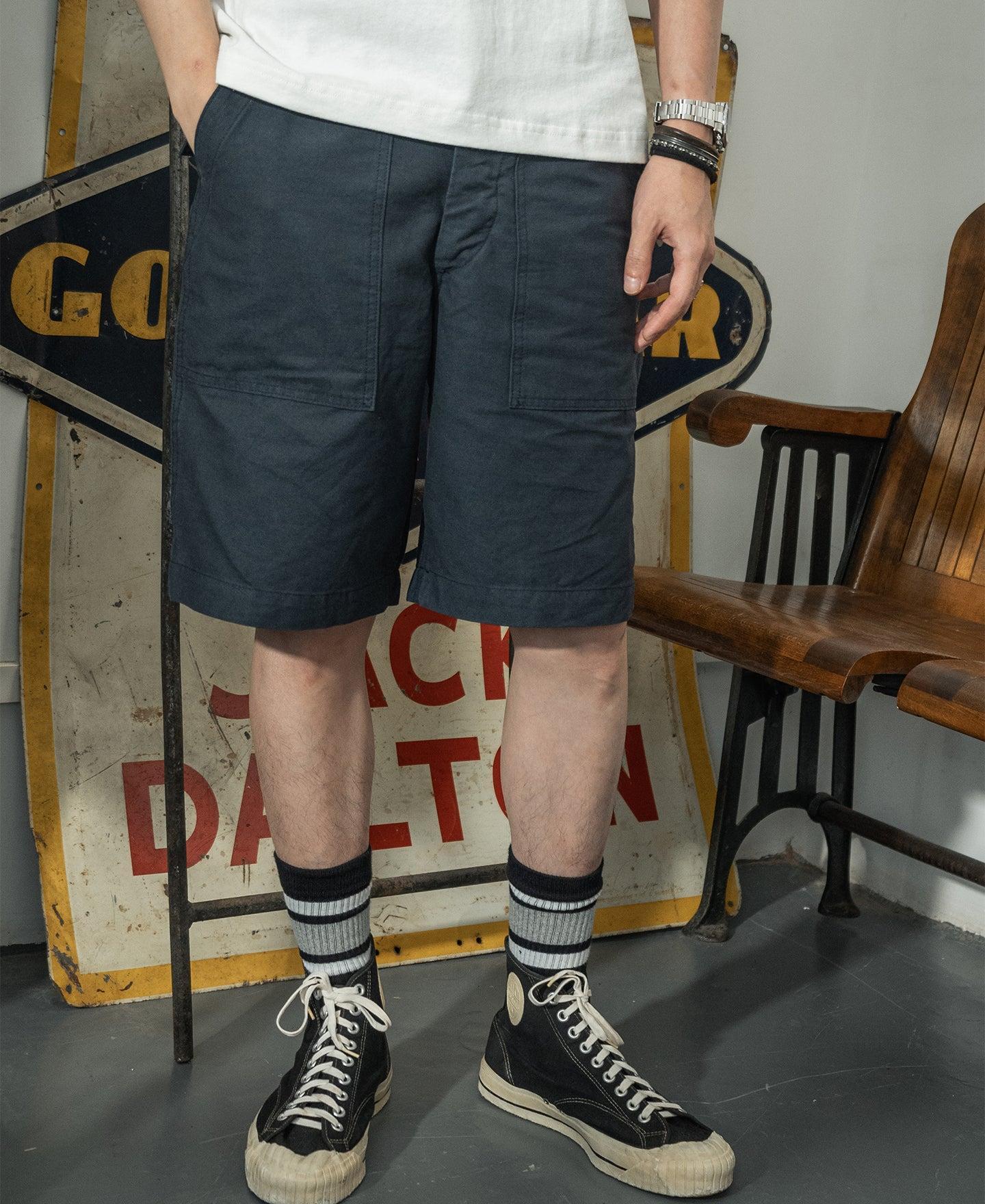 Vietnam War OG-107 Fatigue Utility Shorts - Navy Product Image