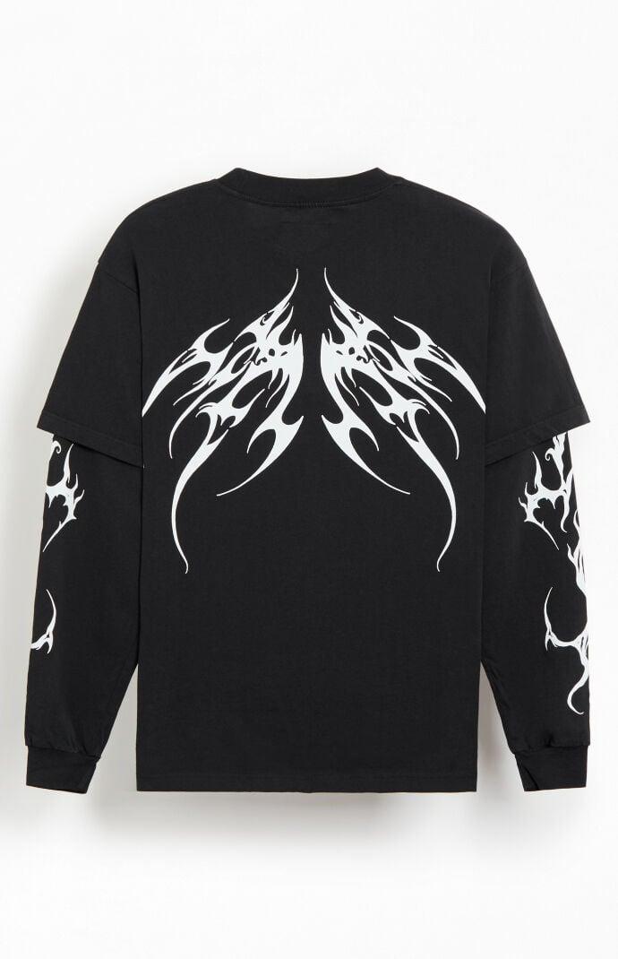 Mens Cyber 2fer Long Sleeve T-Shirt Product Image