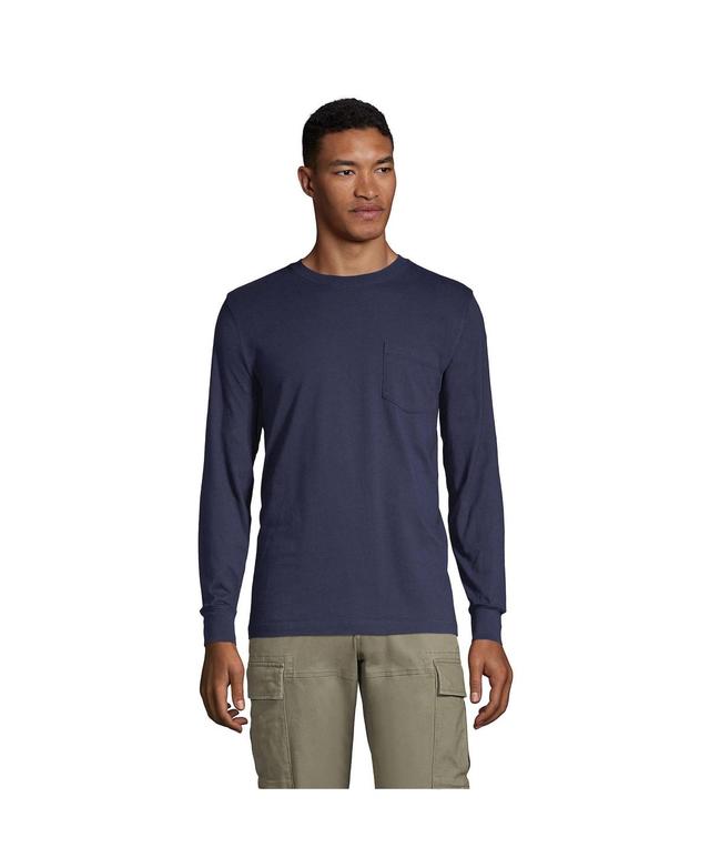 Mens Lands End Super-T Pocket Tee Product Image