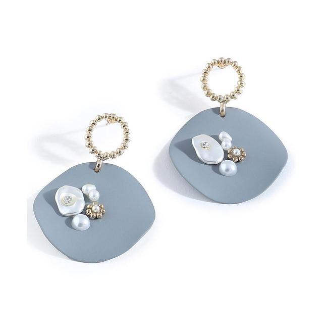 Sohi Womens Stone Drop Earrings Product Image