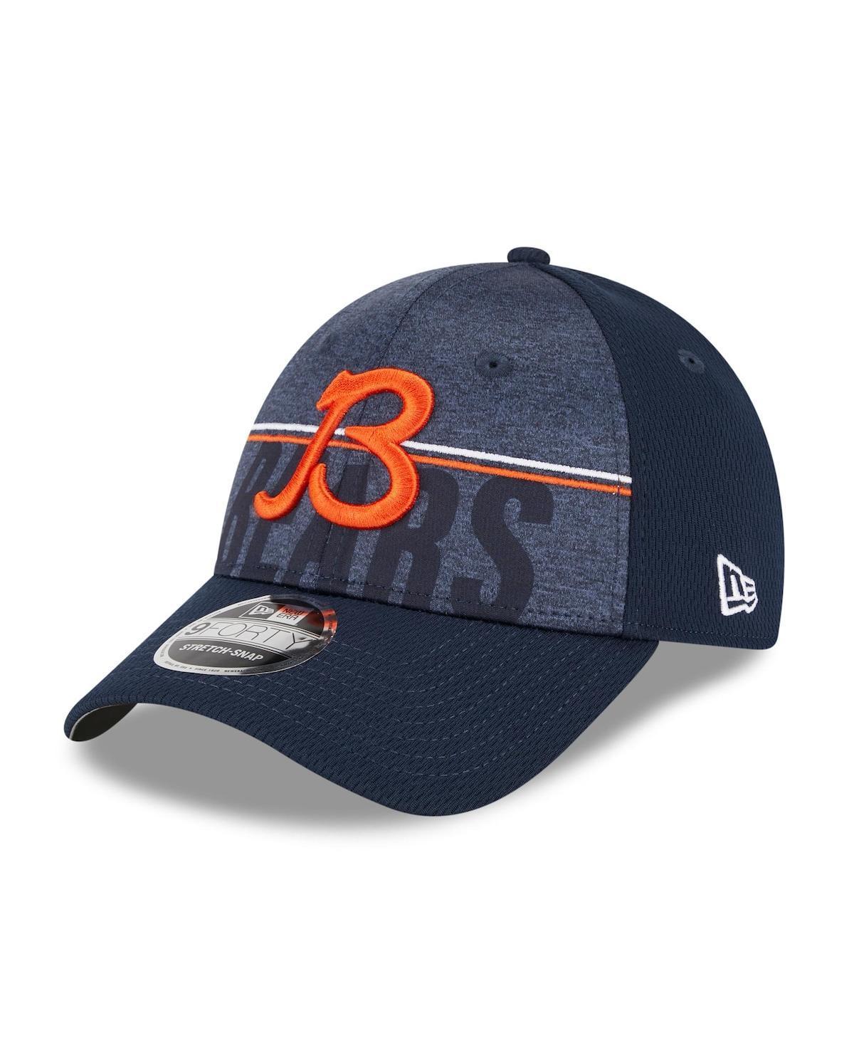 Mens New Era Chicago Bears 2023 NFL Training Camp Secondary Logo 9FORTY Adjustable Hat, Blue Product Image