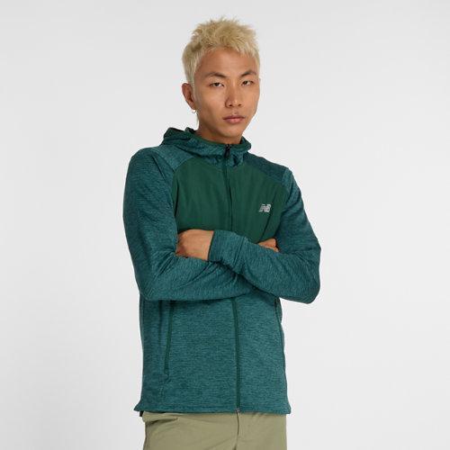 New Balance Men's Heat Grid Hooded Full Zip Product Image