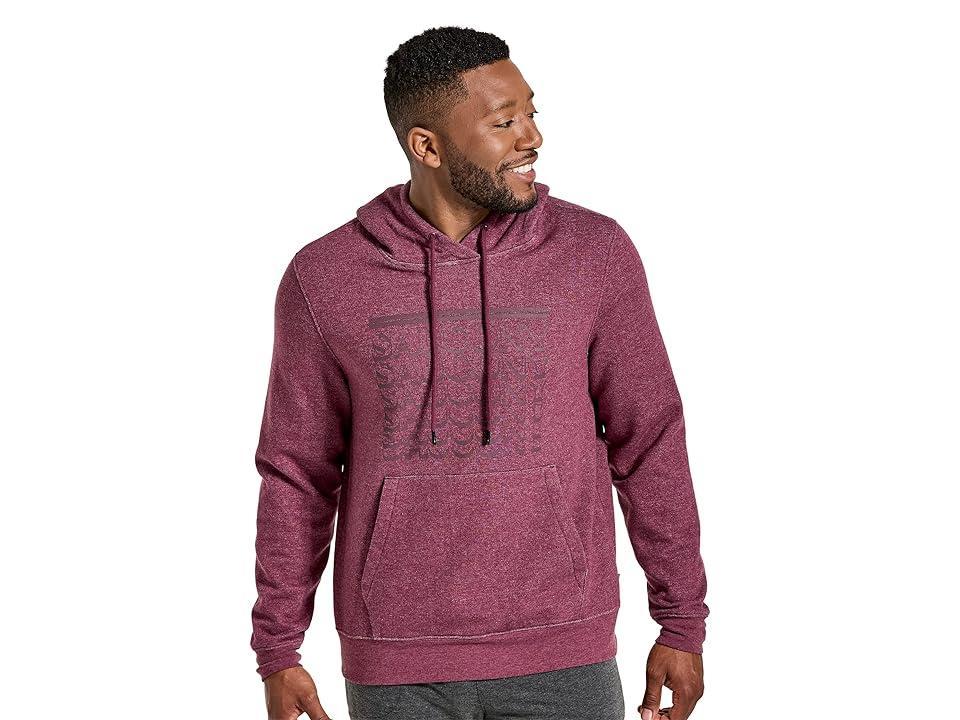 Saucony Rested Hoody (Stone Heather) Men's Clothing Product Image