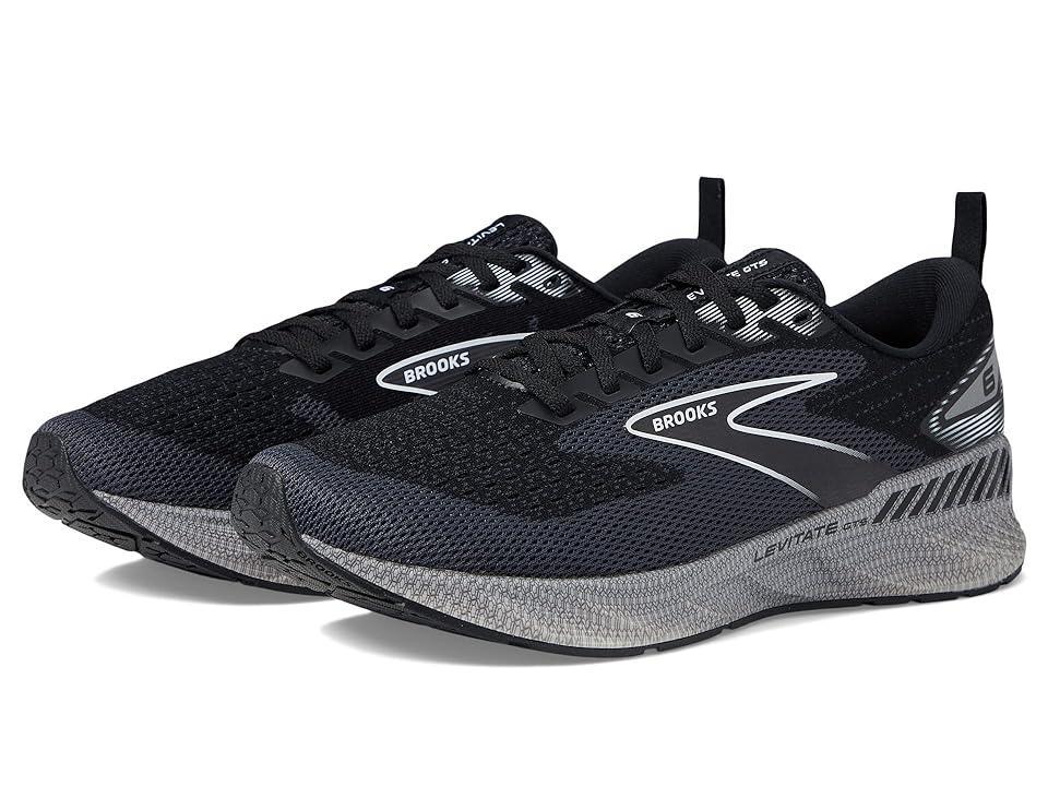 Brooks Levitate GTS 6 Blackened Pearl/White) Women's Shoes Product Image