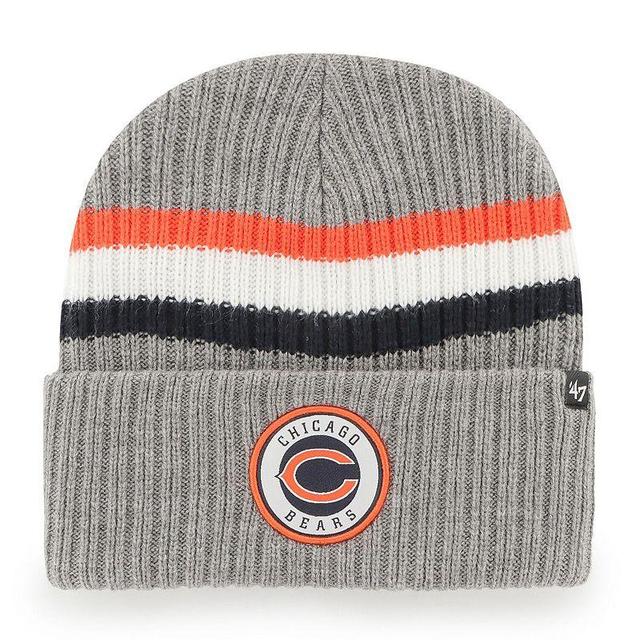 Mens 47 Gray Chicago Bears Highline Cuffed Knit Hat Product Image