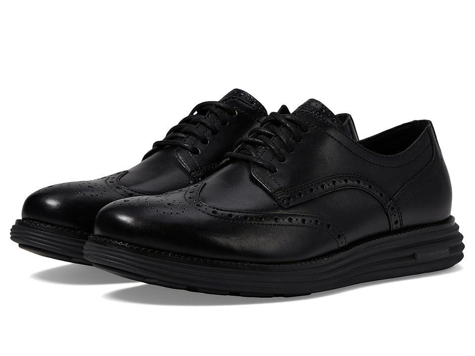 Cole Haan Original Grand Remastered Wing Tip Black) Men's Lace Up Wing Tip Shoes Product Image