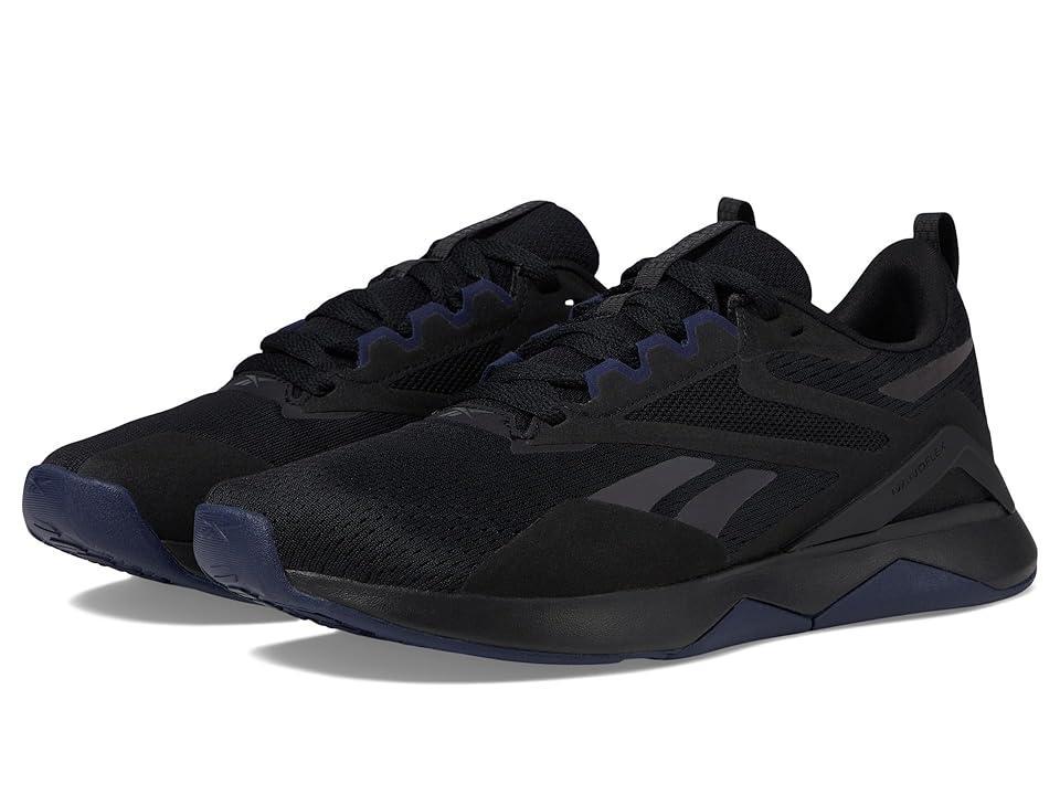 Reebok Nanoflex TR 2 Grey/Vector Navy) Men's Shoes Product Image