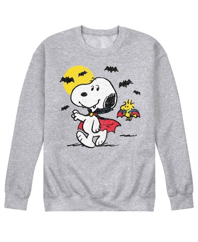 Airwaves Mens Peanuts Snoopy Vampire Fleece T-shirt Product Image