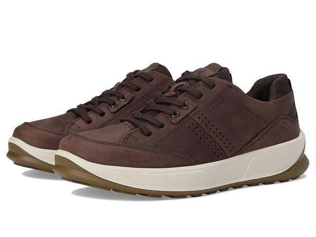 ECCO Byway Waterproof Lace Oxford (Coffee Nubuck) Men's Lace-up Boots Product Image