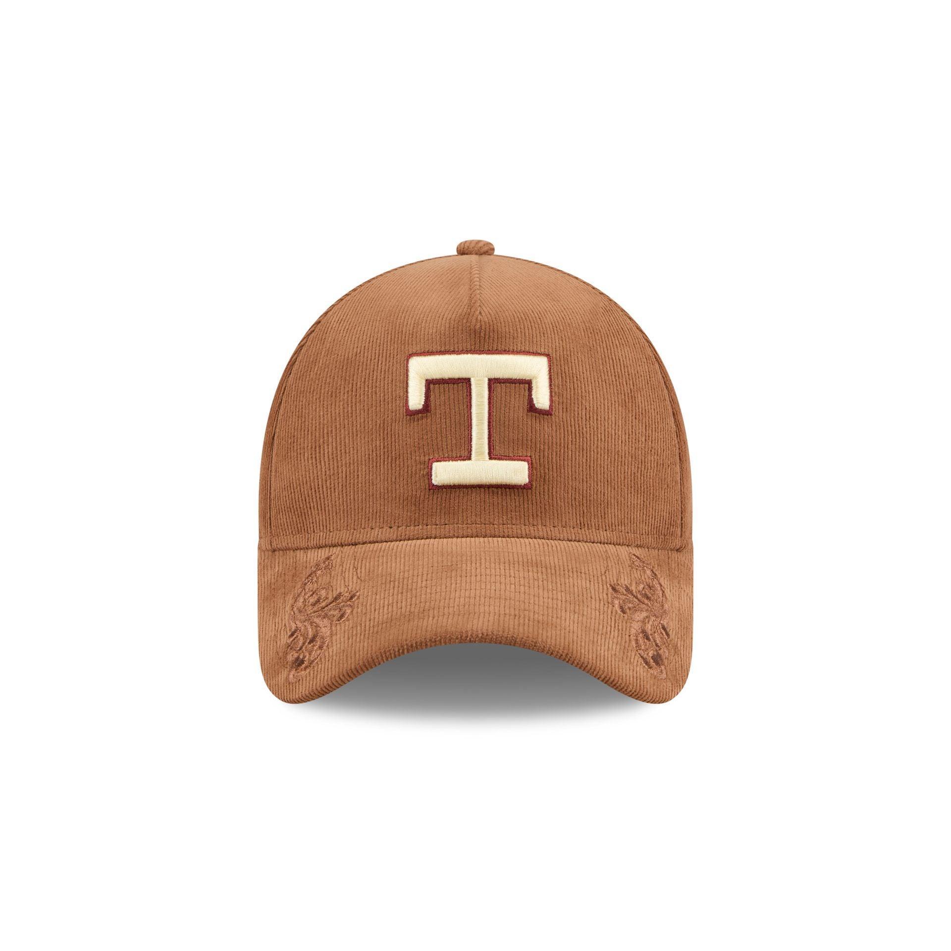 Texas Rangers Ornamental Cord 9FORTY A-Frame Snapback Hat Male Product Image