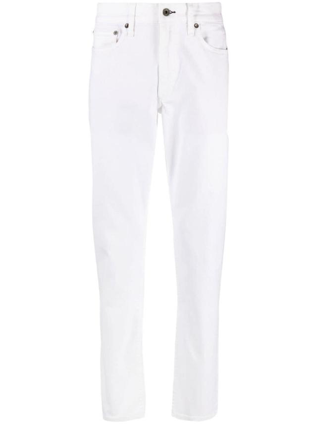 Fit 2 Mid-rise Slim-fit Jeans In White Product Image