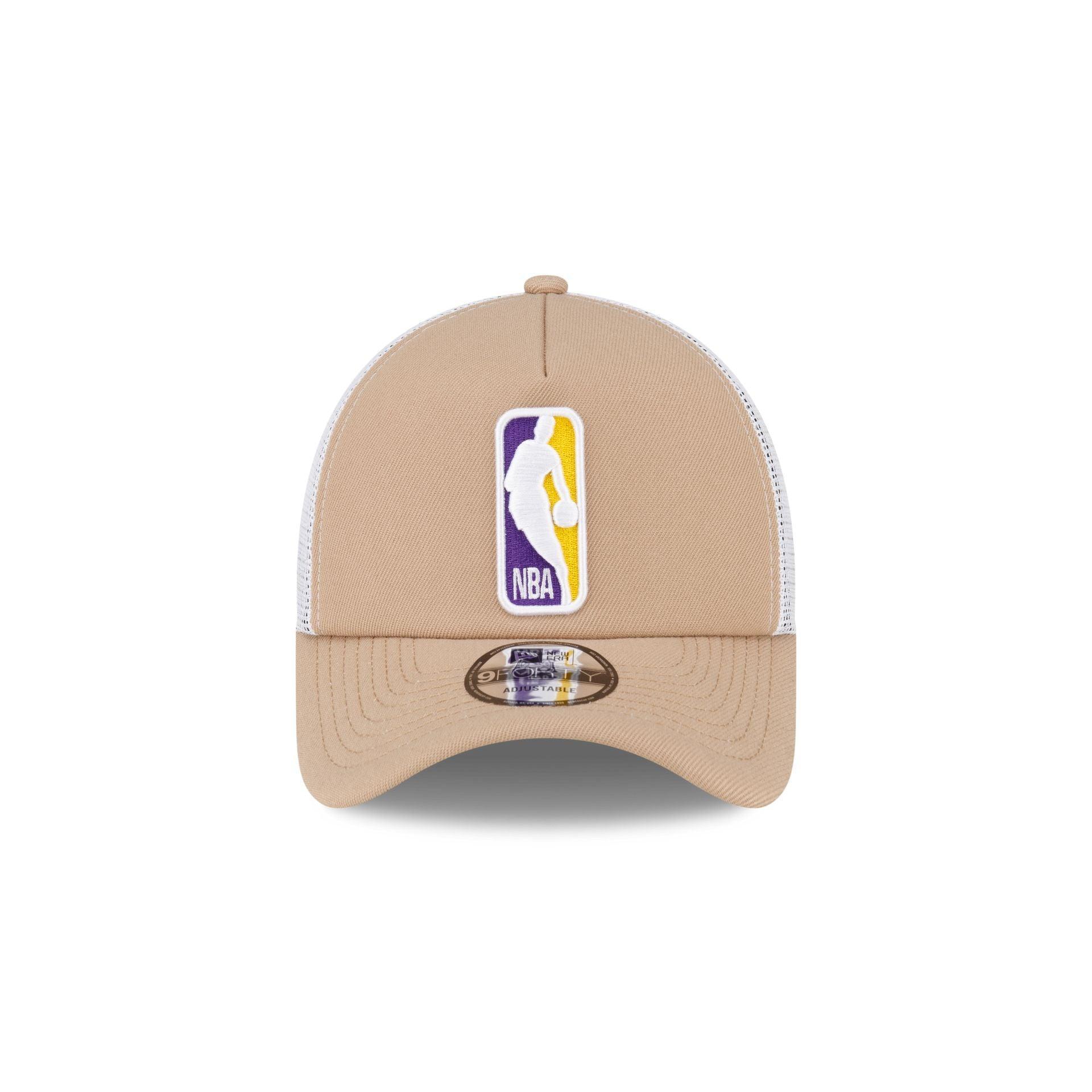 Los Angeles Lakers Logoman 9FORTY A-Frame Snapback Hat Male Product Image