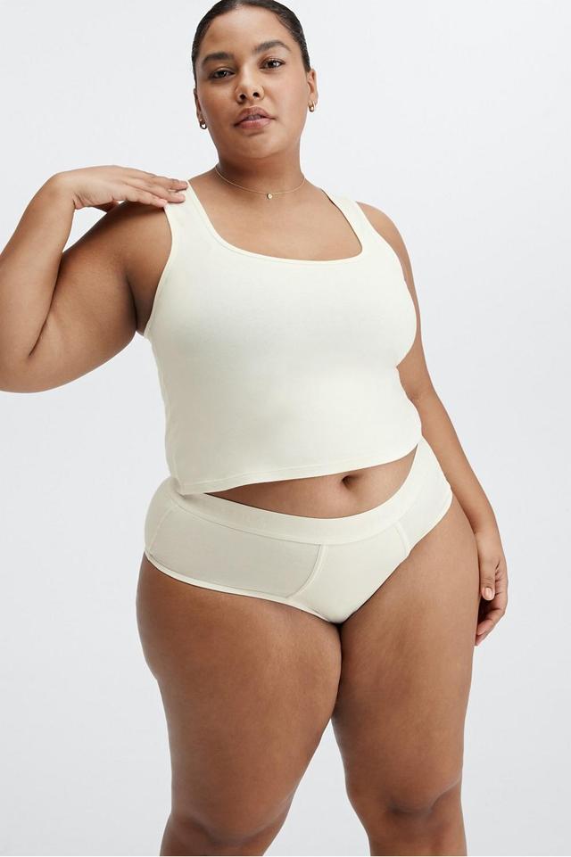 Fabletics 24-7 High-Waisted Brief Womens white Size M Product Image