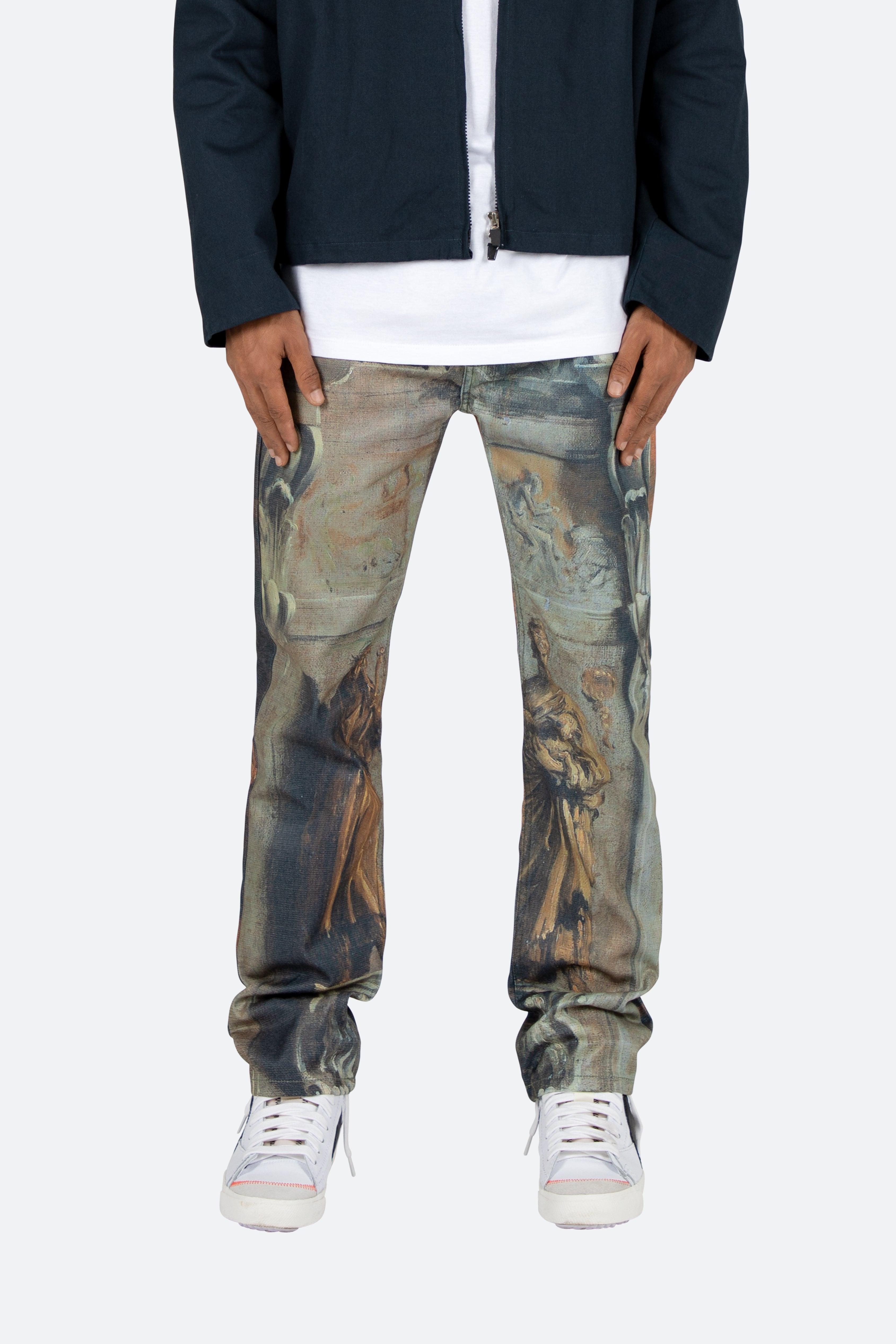 V176 Art Baggy Denim - Multi Male Product Image