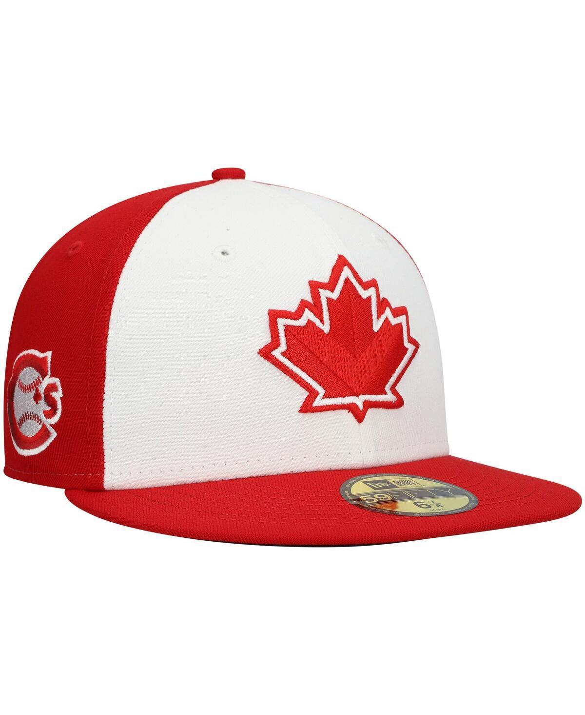 Mens New Era White Vancouver Canadians Authentic Collection Team Alternate 59FIFTY Fitted Hat Product Image