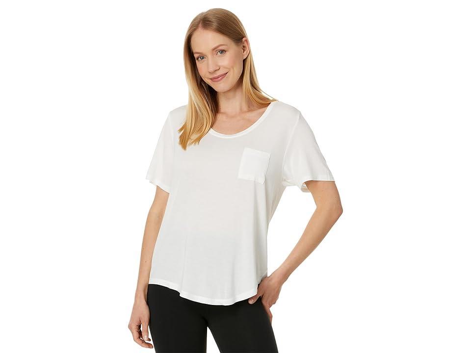 Tommy John Second Skin Sleep Tee (Coconut Milk) Women's Pajama Product Image