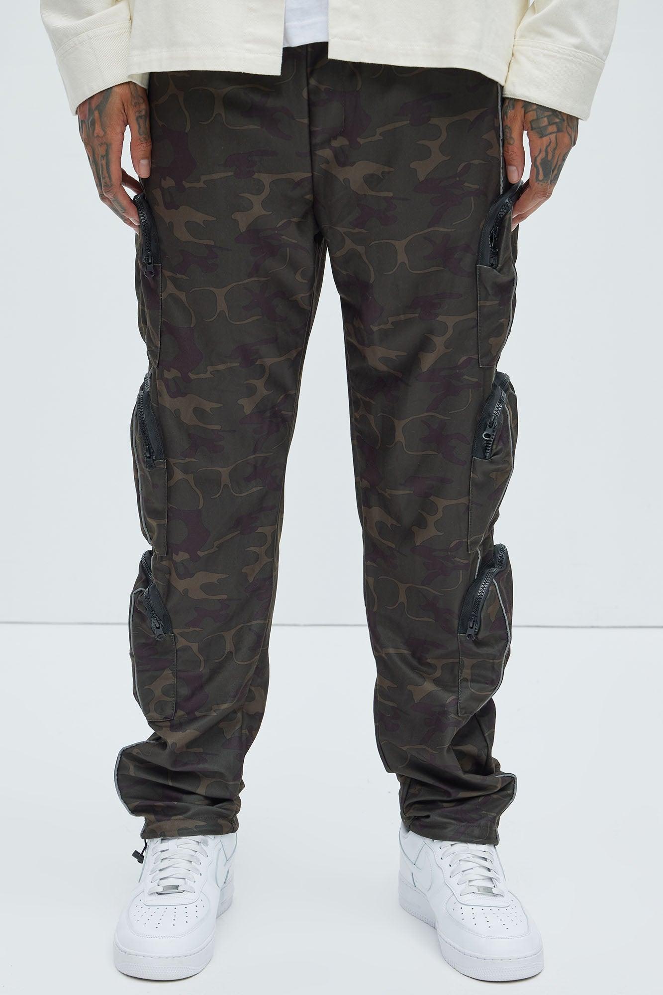 I Got You Cargo Pockets Track Pants - Camouflage Product Image