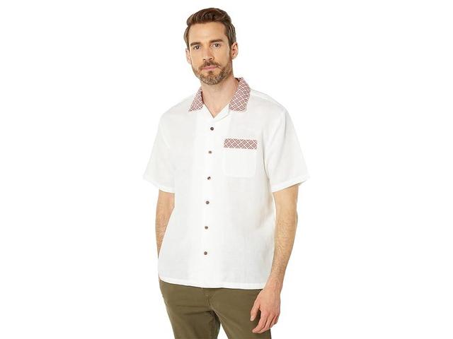 Brixton Bunker Short Sleeve Woven (Off Men's Clothing Product Image