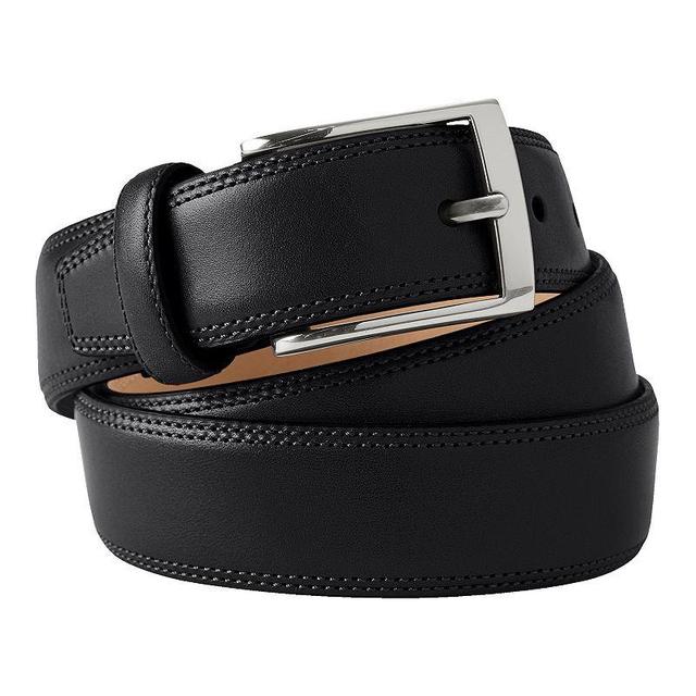 Lands End Mens Glove Leather Belt Brown Product Image