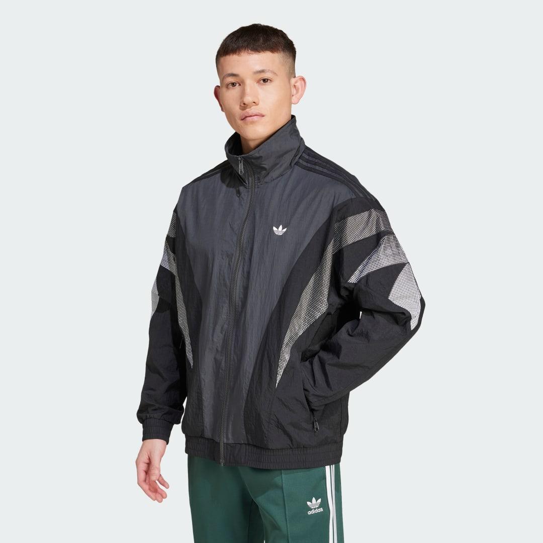 adidas Premium Track Top Black 2XL Mens Product Image