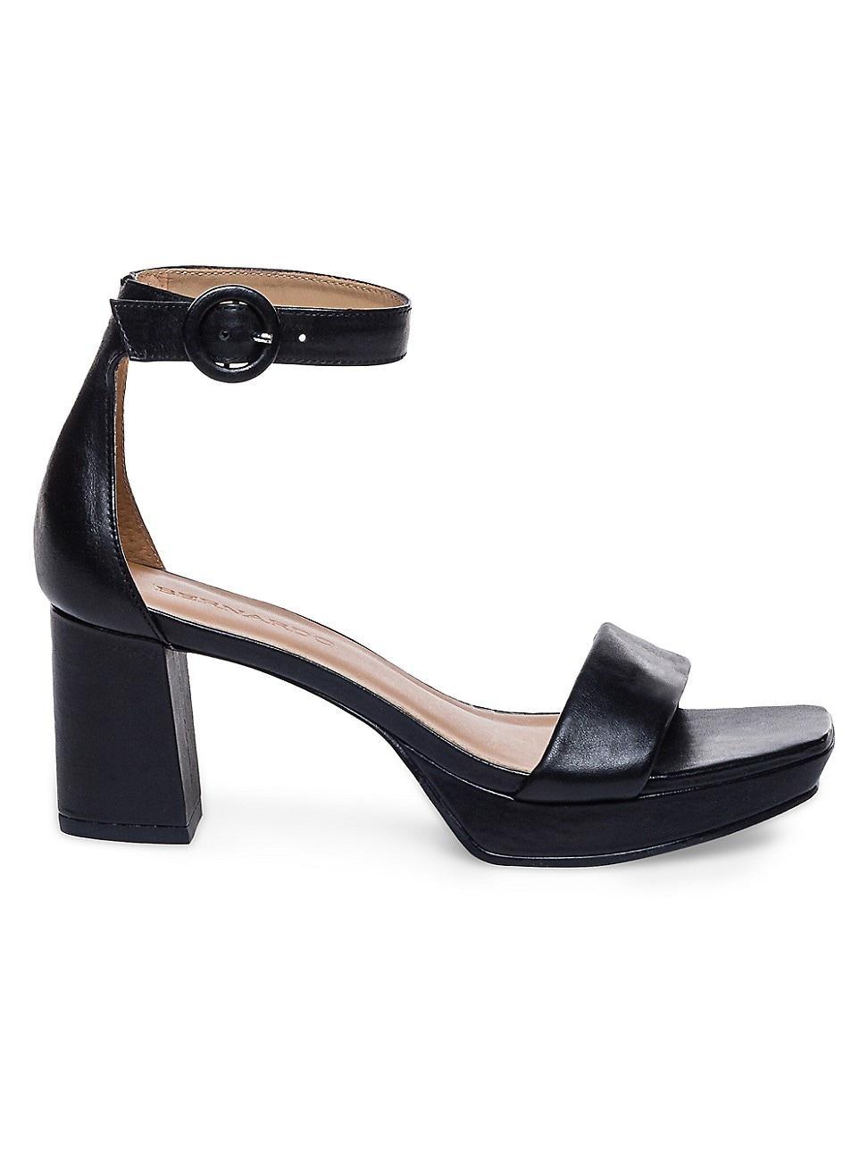 BERNARDO FOOTWEAR Carla Square Toed Ankle Strap Sandal Product Image