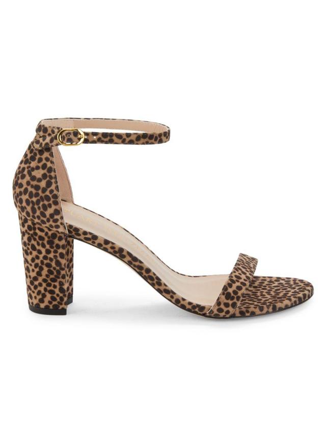 Nearlynude Strap Sandal In Cheetah Product Image