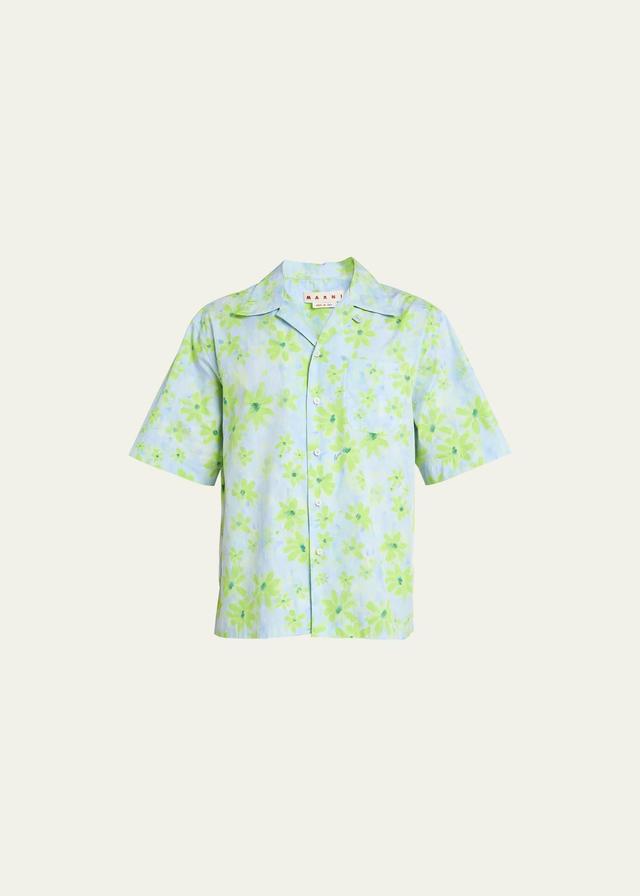 Mens Acid Floral Camp Shirt Product Image