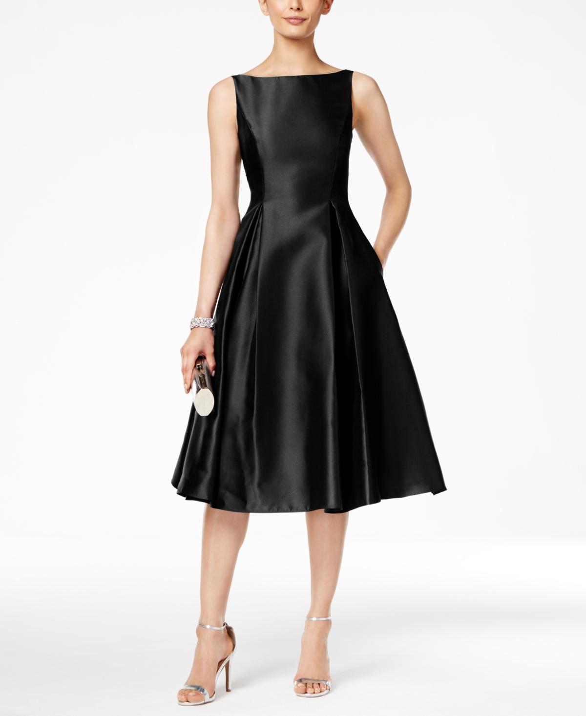 Adrianna Papell Boat-Neck A-Line Dress Product Image