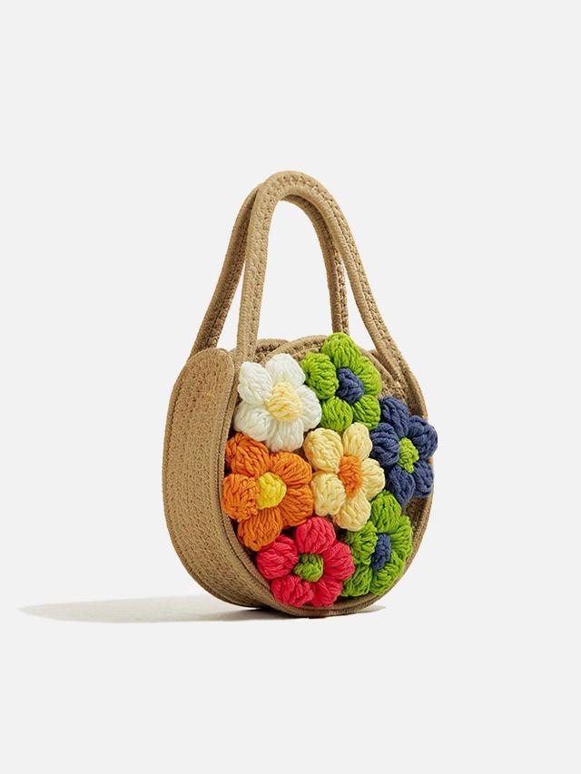 3D Flower Knit Bag Product Image