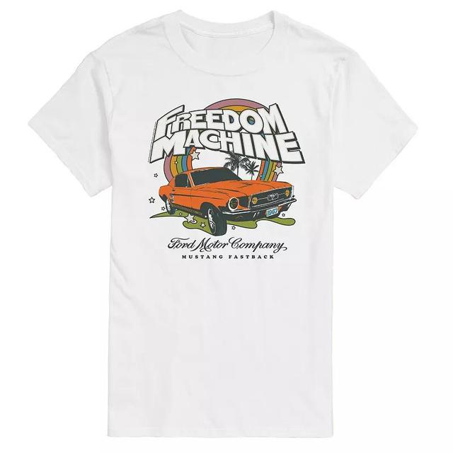 Big & Tall Ford Freedom Machine Retro Graphic Tee, Mens Product Image