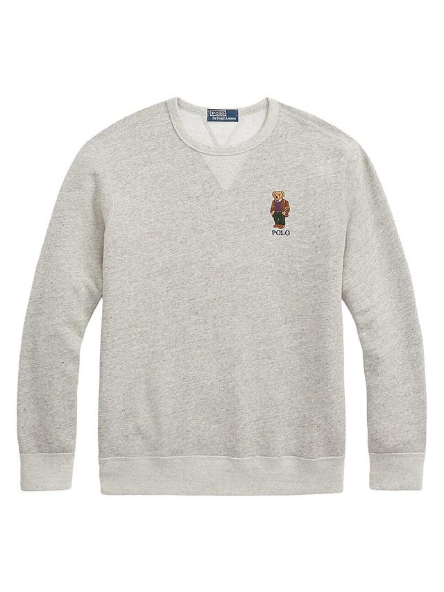 Mens Vintage Fleece Polo Bear Sweatshirt Product Image