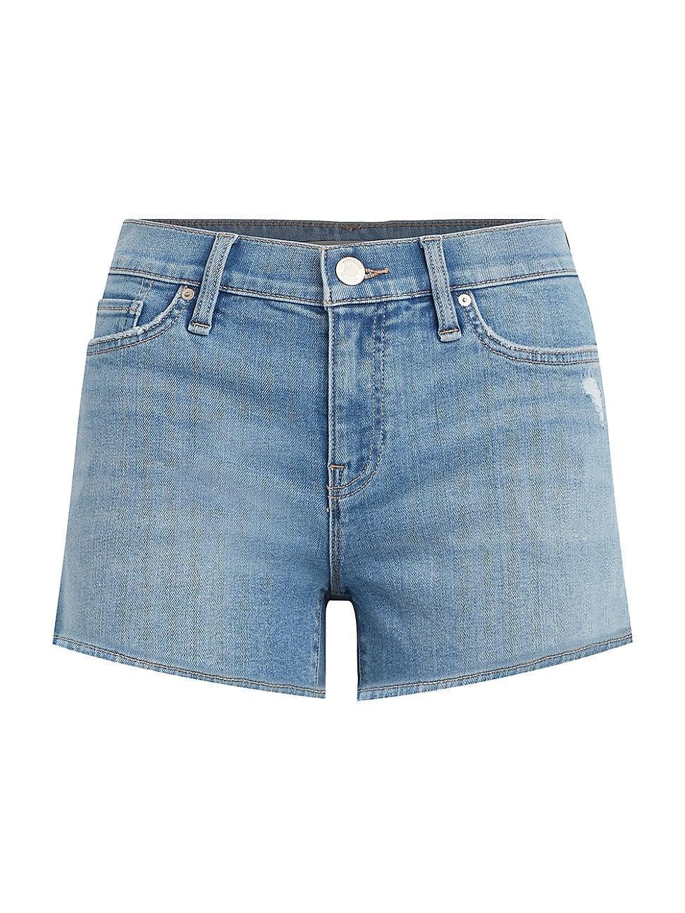 Womens Gemma Mid-Rise Denim Shorts Product Image