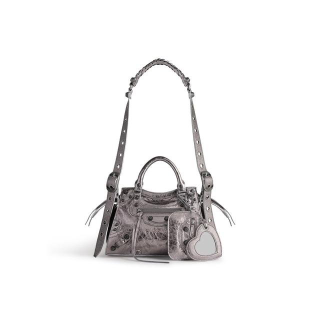 Women's Neo Cagole Xs Handbag Metallized  in Silver Product Image