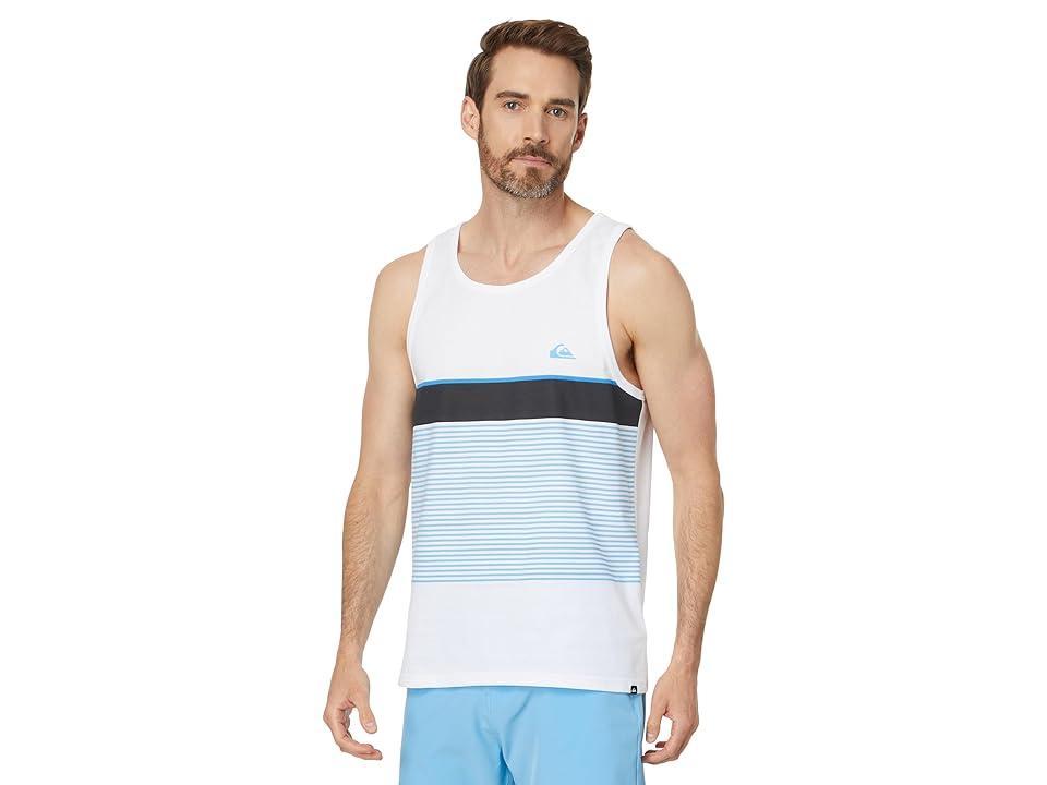 Quiksilver Tijuana Stripe Tank Mj0 Screen Tee Men's Short Sleeve Pullover Product Image