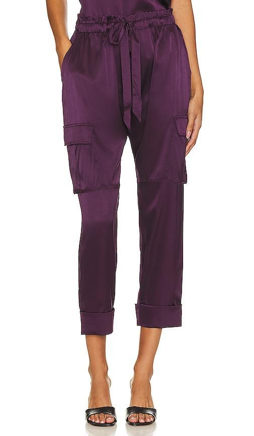 Carmen Cargo Pant Eggplant Product Image