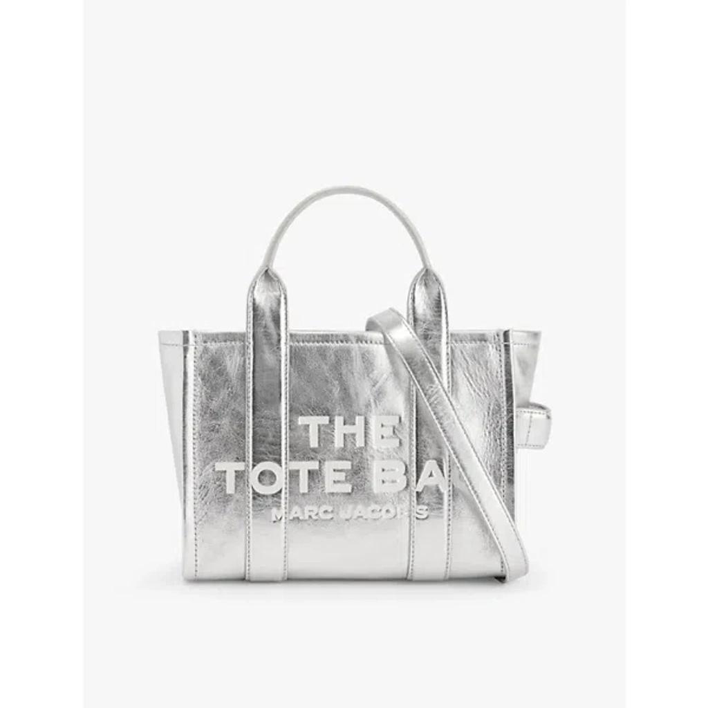 Womens Metallic Silver The Small Tote Product Image