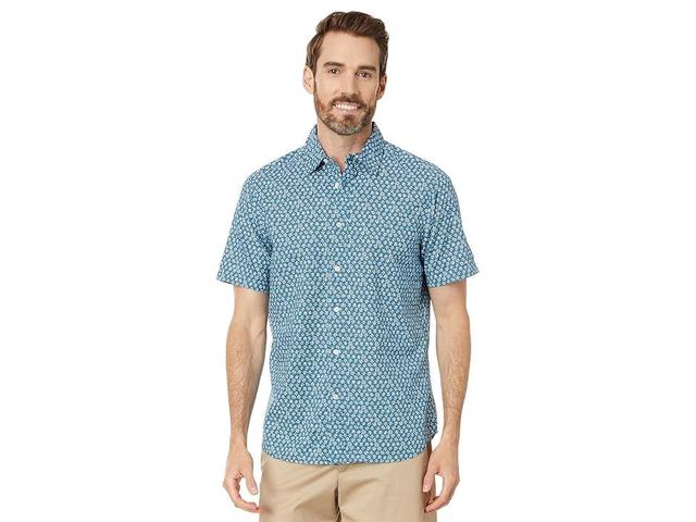 Vineyard Vines Floral Micro Printed Casual Short Sleeve (Floral Micro Chappy Mall) Men's Jacket Product Image