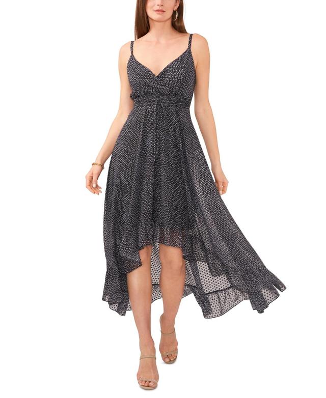 Vince Camuto Womens High-Low Smocked Dress Product Image