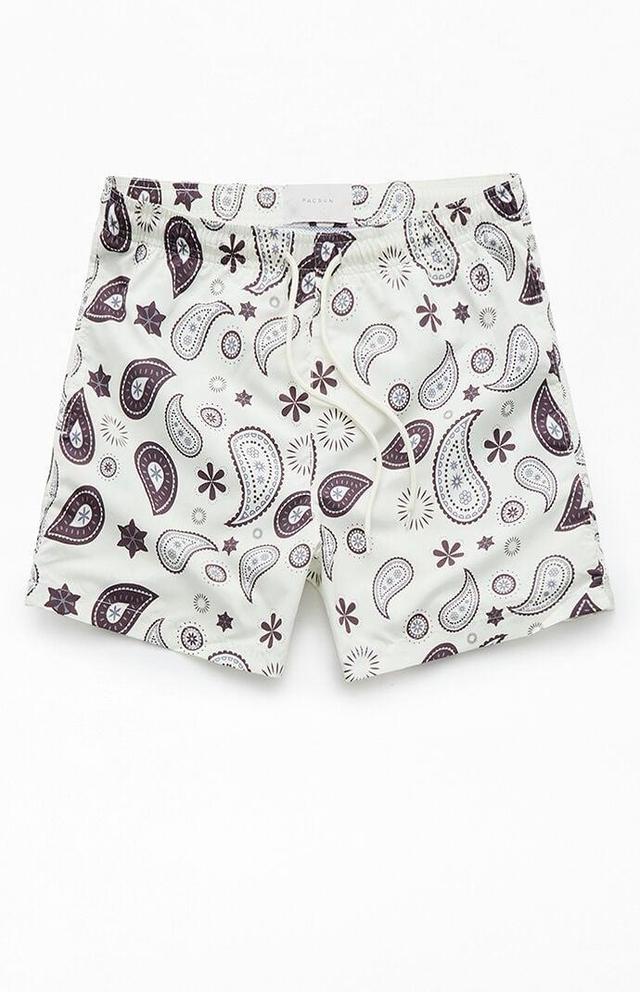 Men's Paisley 5" Swim Trunks Product Image