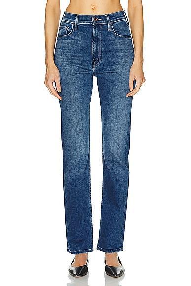 MOTHER Rider Skimp High Waist Straight Leg Jeans Product Image