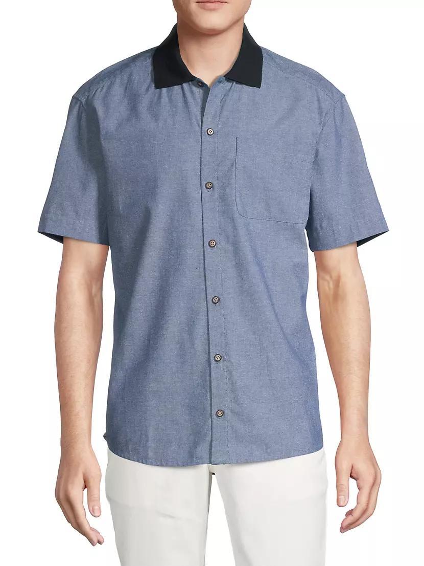 Modern Cotton Short-Sleeve Shirt Product Image