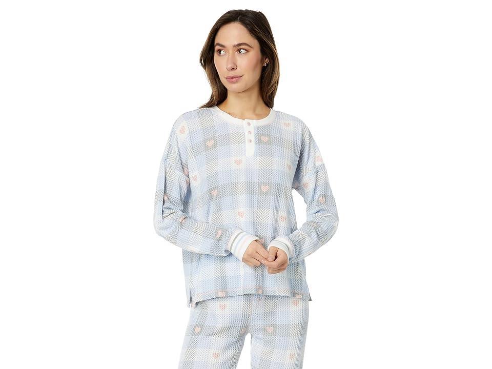 P.J. Salvage Starlet Ski Jammies PJ Set Mist) Women's Pajama Sets Product Image