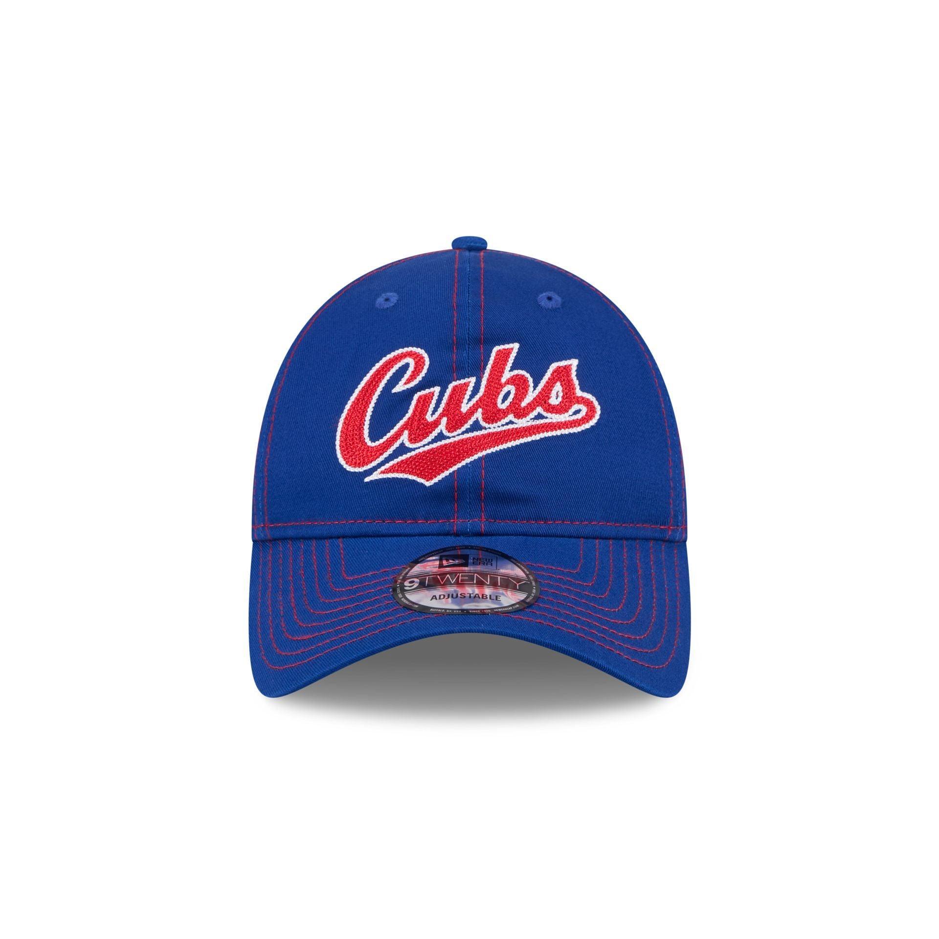 Chicago Cubs Team Stitch 9TWENTY Adjustable Hat Male Product Image