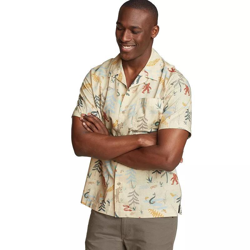 Mens Eddie Bauer Baja Print Shirt, Size: XL, Natural Product Image