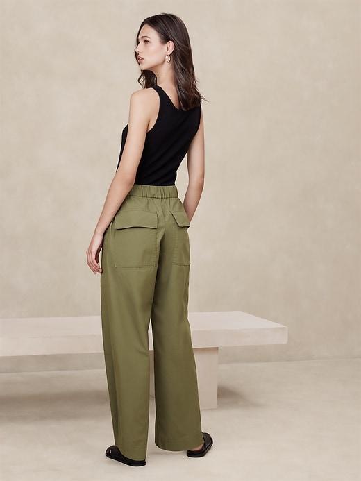 Poplin Straight Pant product image