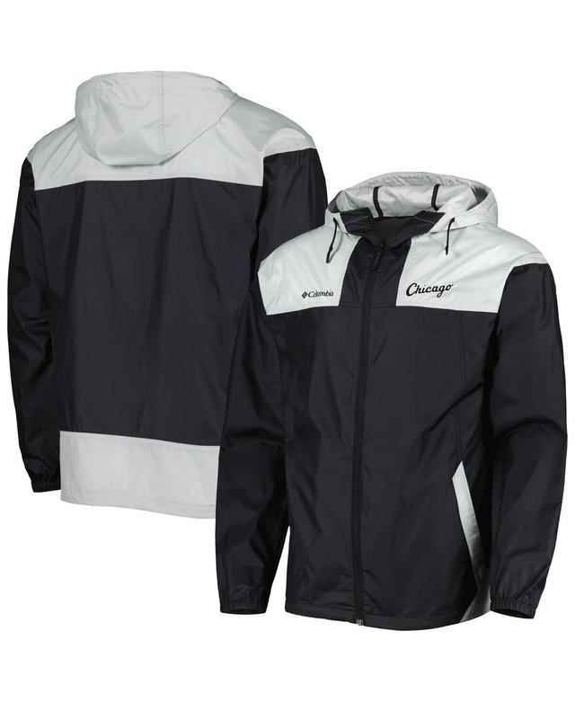 Mens Columbia /Gray Chicago White Sox Omni-Shade Flash Forward Challenger Full-Zip Windbreaker Jacket Product Image