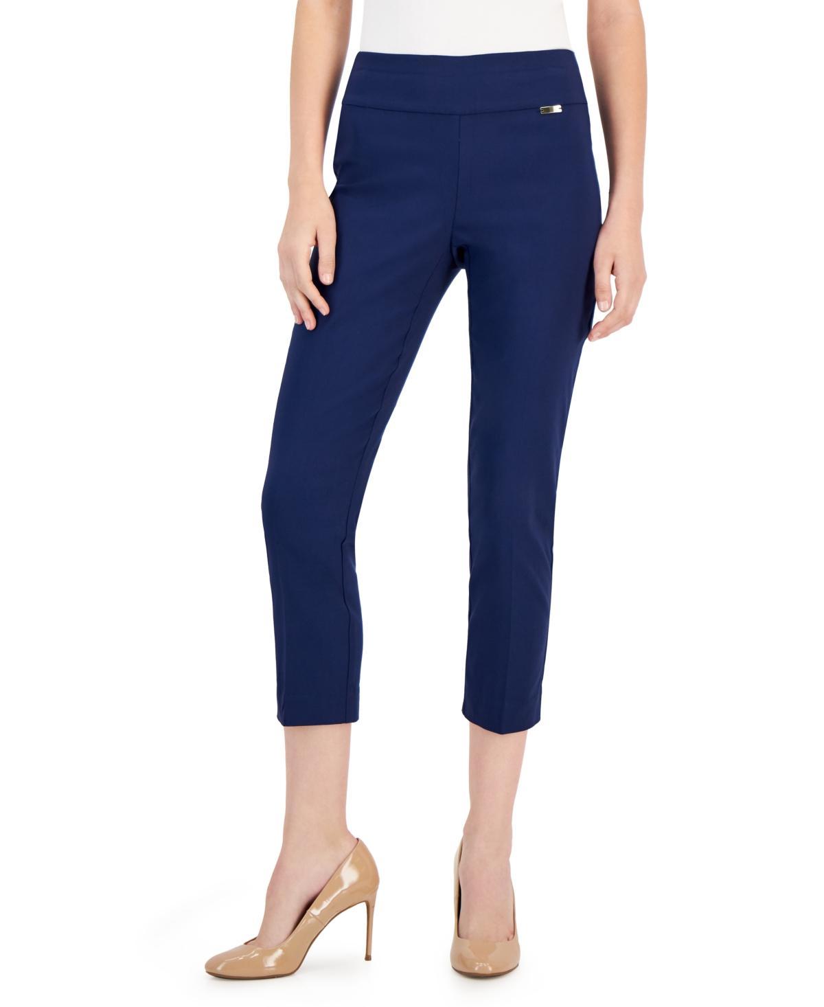 I.n.c. International Concepts Womens Tummy-Control Pull-On Capri Pants, Regular & Petite, Created for Macys Product Image