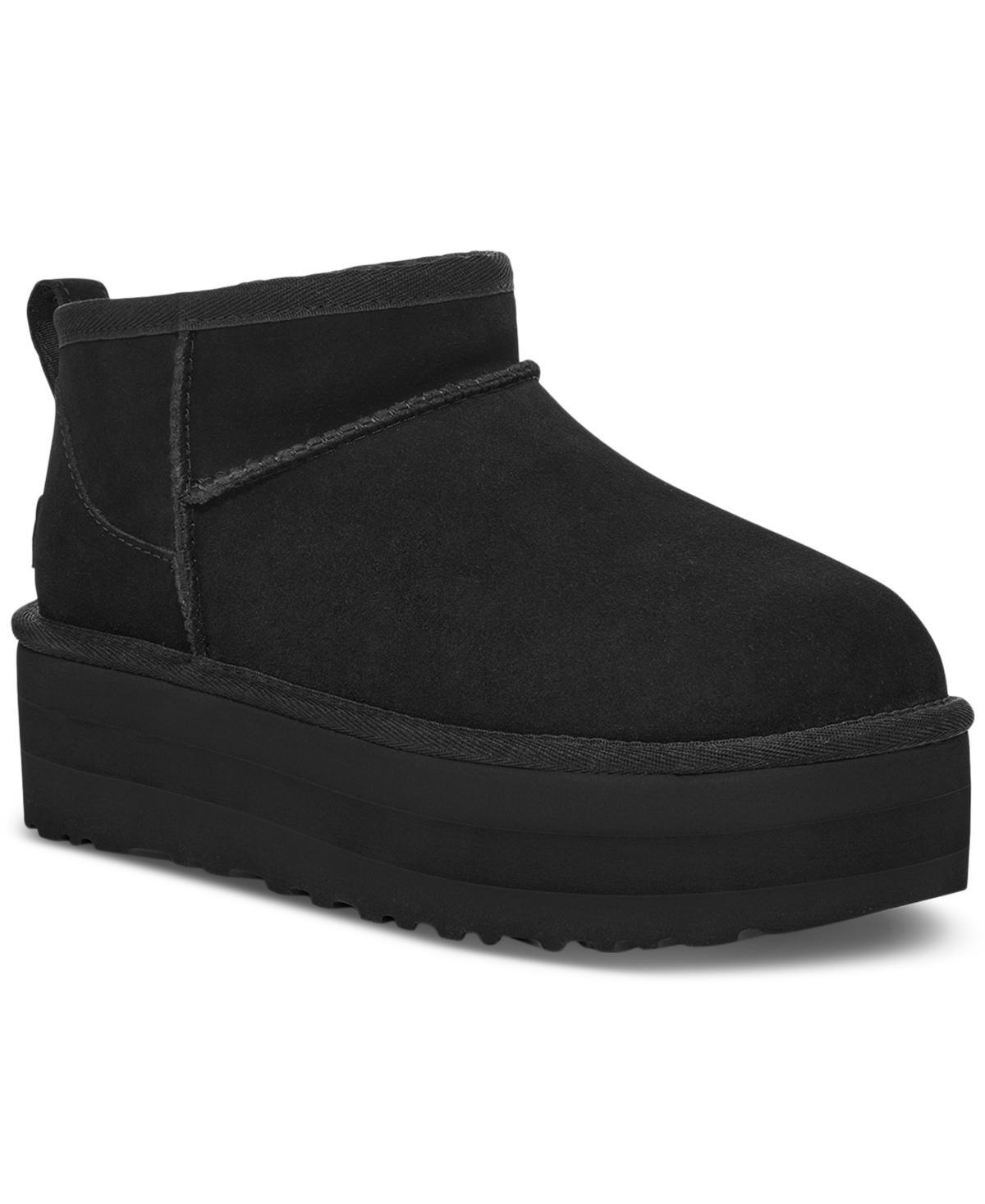 UGG Classic Ultra Mini Platform Boots By UGG in Black Size 10 Product Image