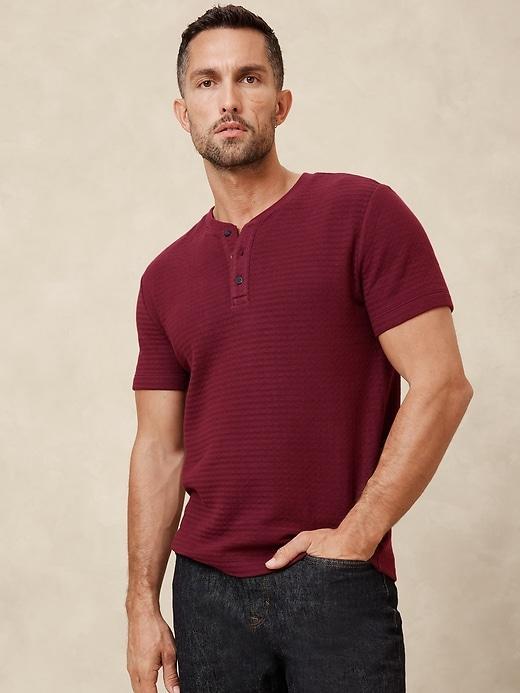 Herringbone Henley Product Image