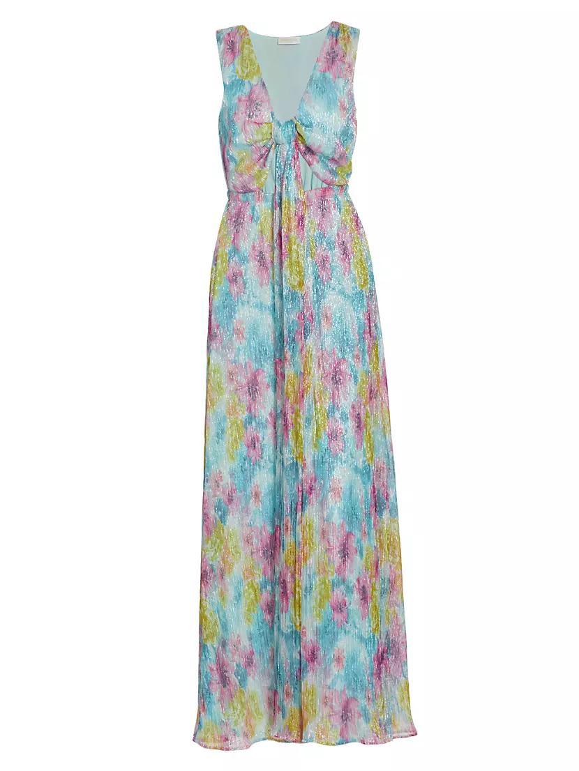 Mila Watercolor Maxi Dress Product Image